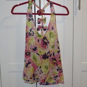 Millau Floral Tank Top Blouse Size S